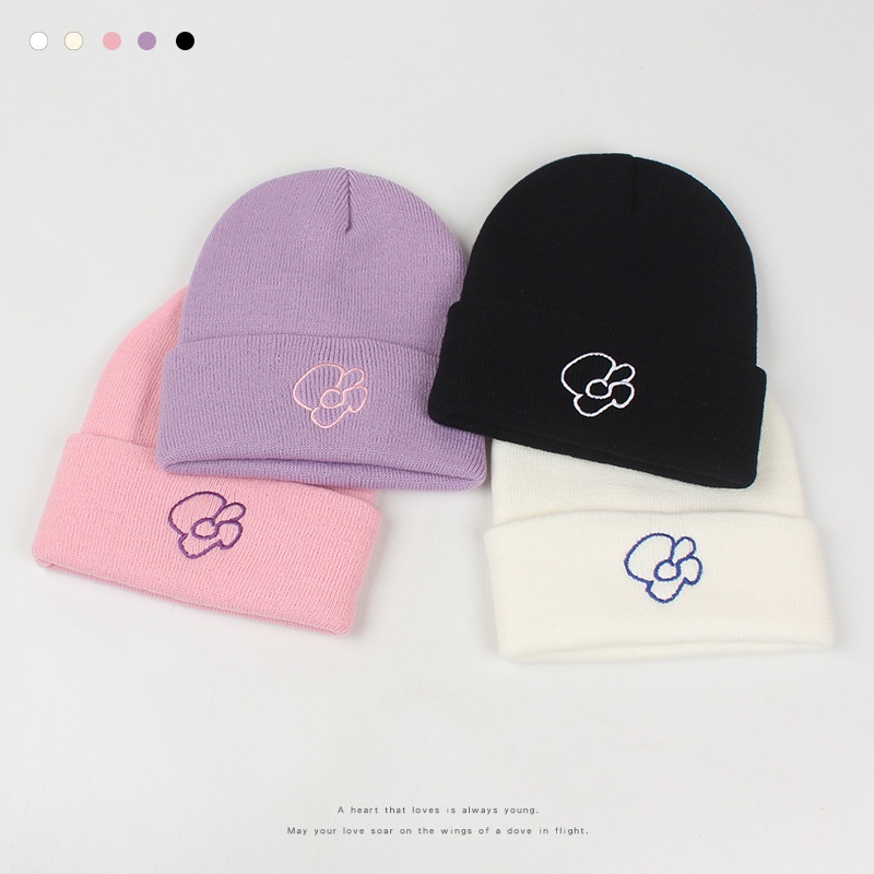 knitted embroidery hat NHXO422481