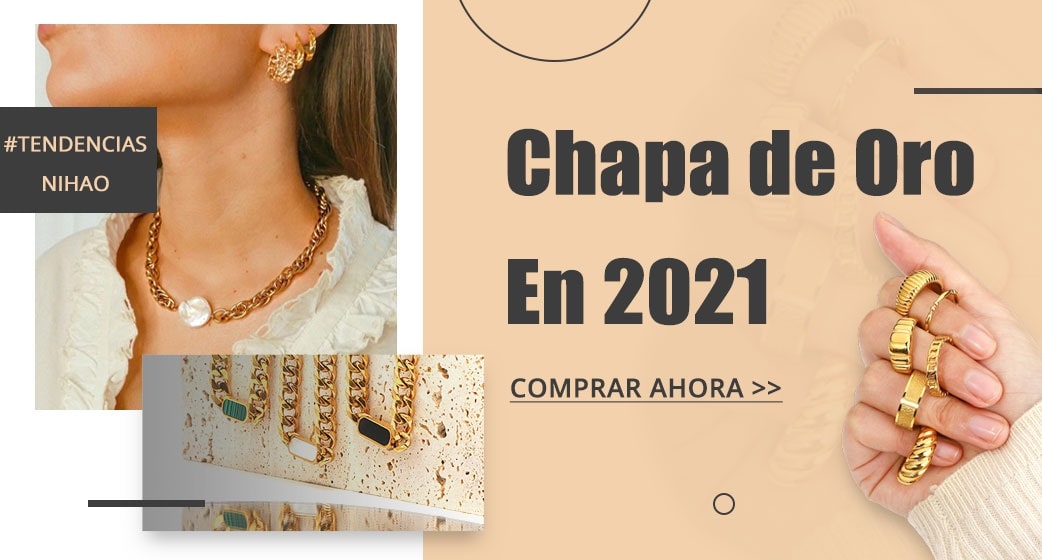 Joyas Chapa de Oro 2021 en la tienda en línea de China Nihaojewelry