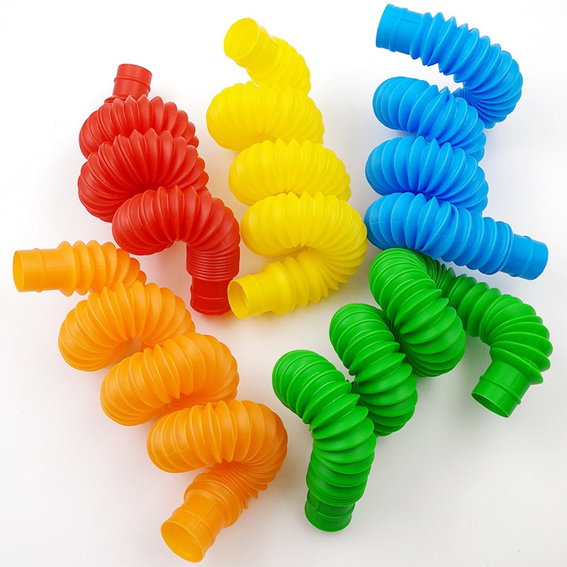 Juguete de tubo de plástico elástico colorido Nihao NHZHI344207