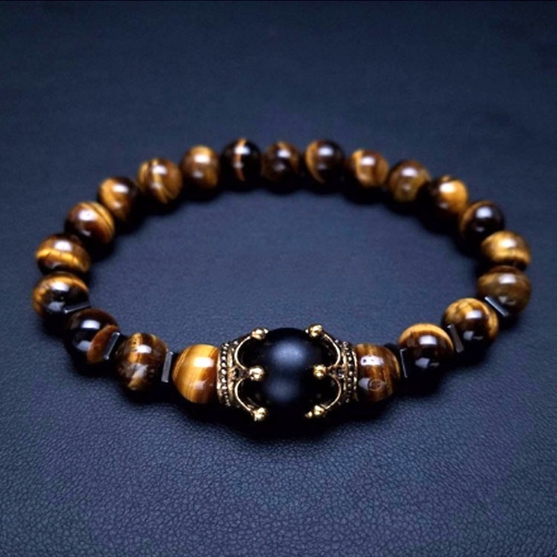 crown stone beaded bracelet NH863263