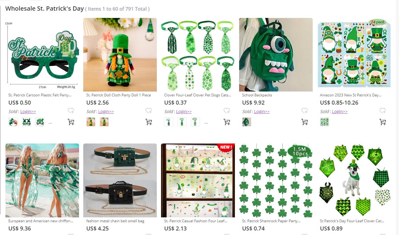 Nihaojewelry St. Patrick's Day Products