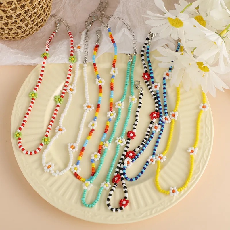bohemian miyuki beads necklace NHTX427225