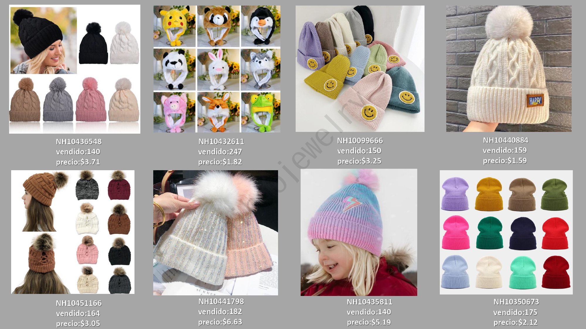Cuando abres esta página, en Nihaojewelry.com te mostramos una selección con los mejores sombreros y gorros de moda. 