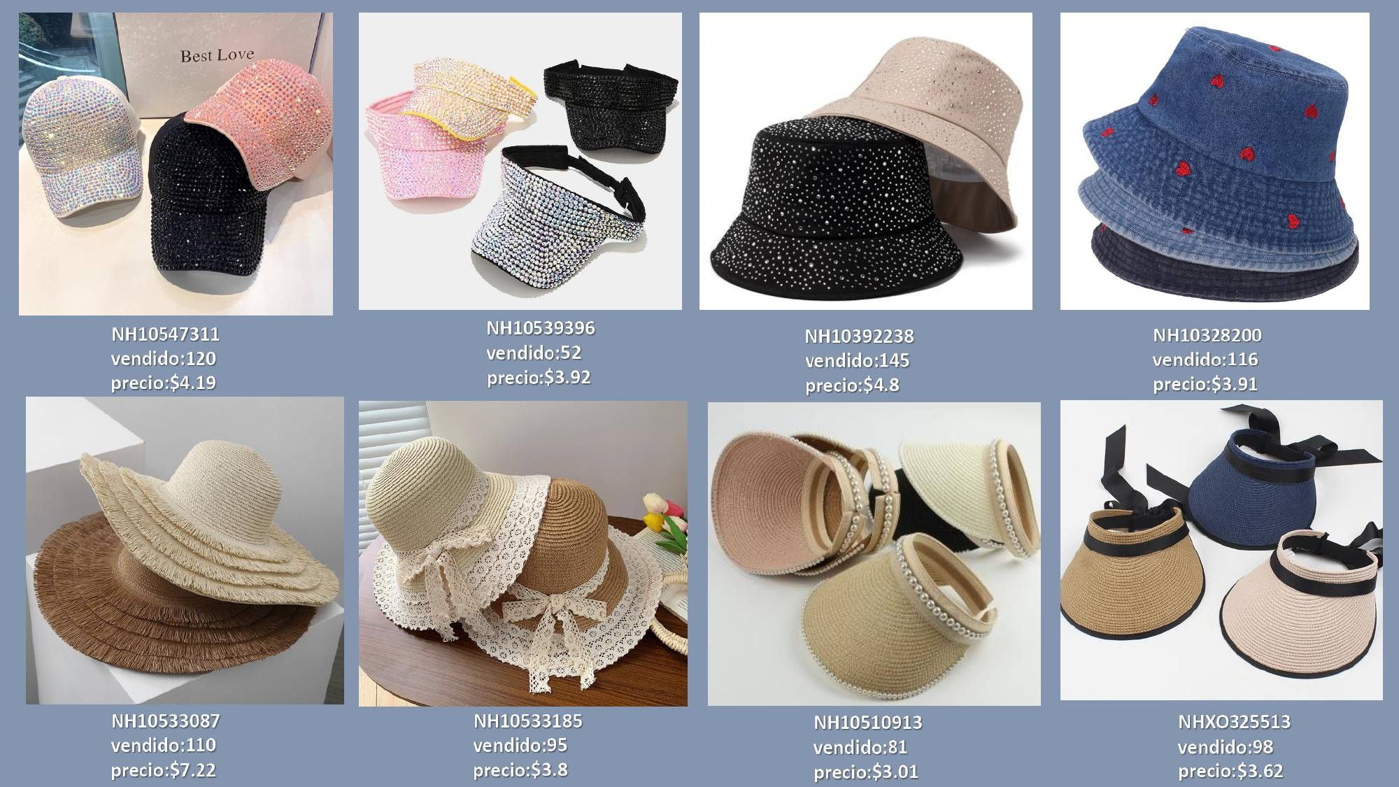 Los sombreros son uno de los accesorios de moda imprescindibles para las mujeres.