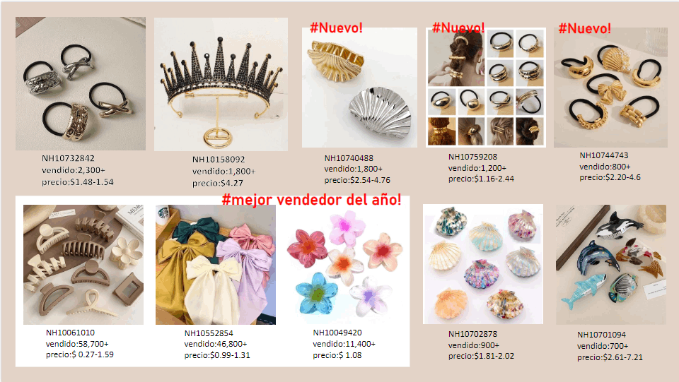 accesorios para el cabello nuevas tendencias y los más vendidos de nihaojewelry