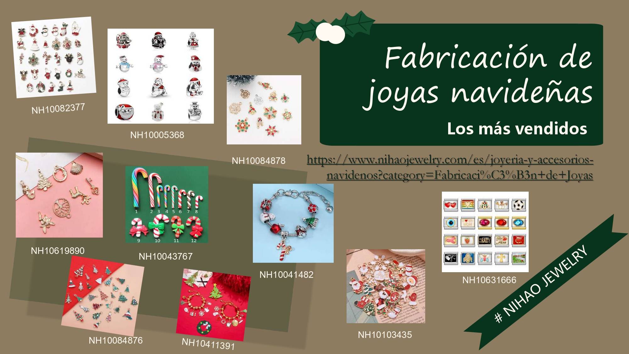 Da rienda suelta a tu creatividad estas fiestas con la colección Fabricación de joyas navideñas. 