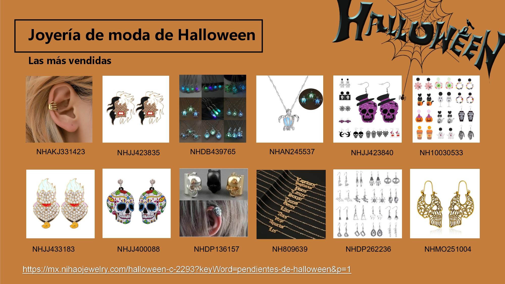 Los más vendidos en bisutería de Halloween