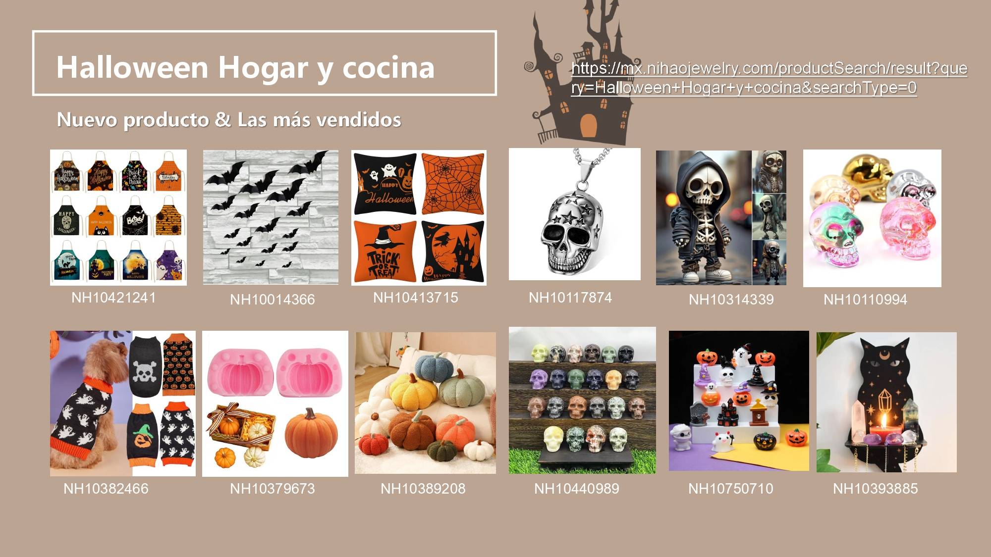 Halloween Hogar y Cocina están muy solicitados