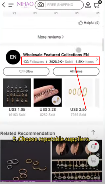 Elija proveedores confiables para comprar joyas y accesorios al por mayor de alta calidad.