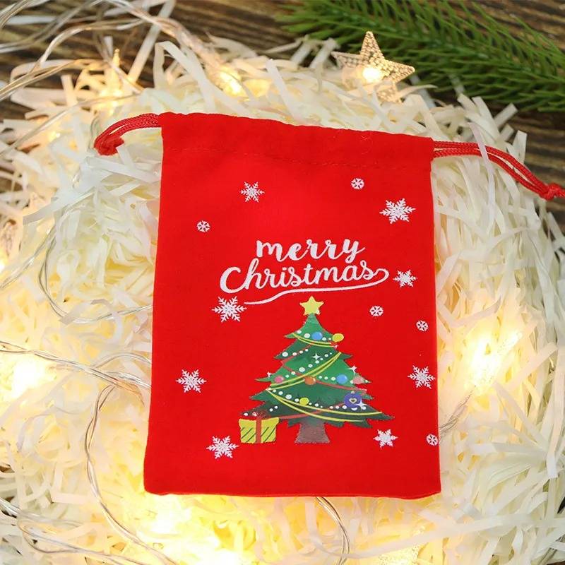 Navidad Estilo Nórdico Inicio Estilo Moderno Árbol De Navidad Papá Noel Fiesta Festival Suministros Para Envolver Regalos Bolsas De Regalo