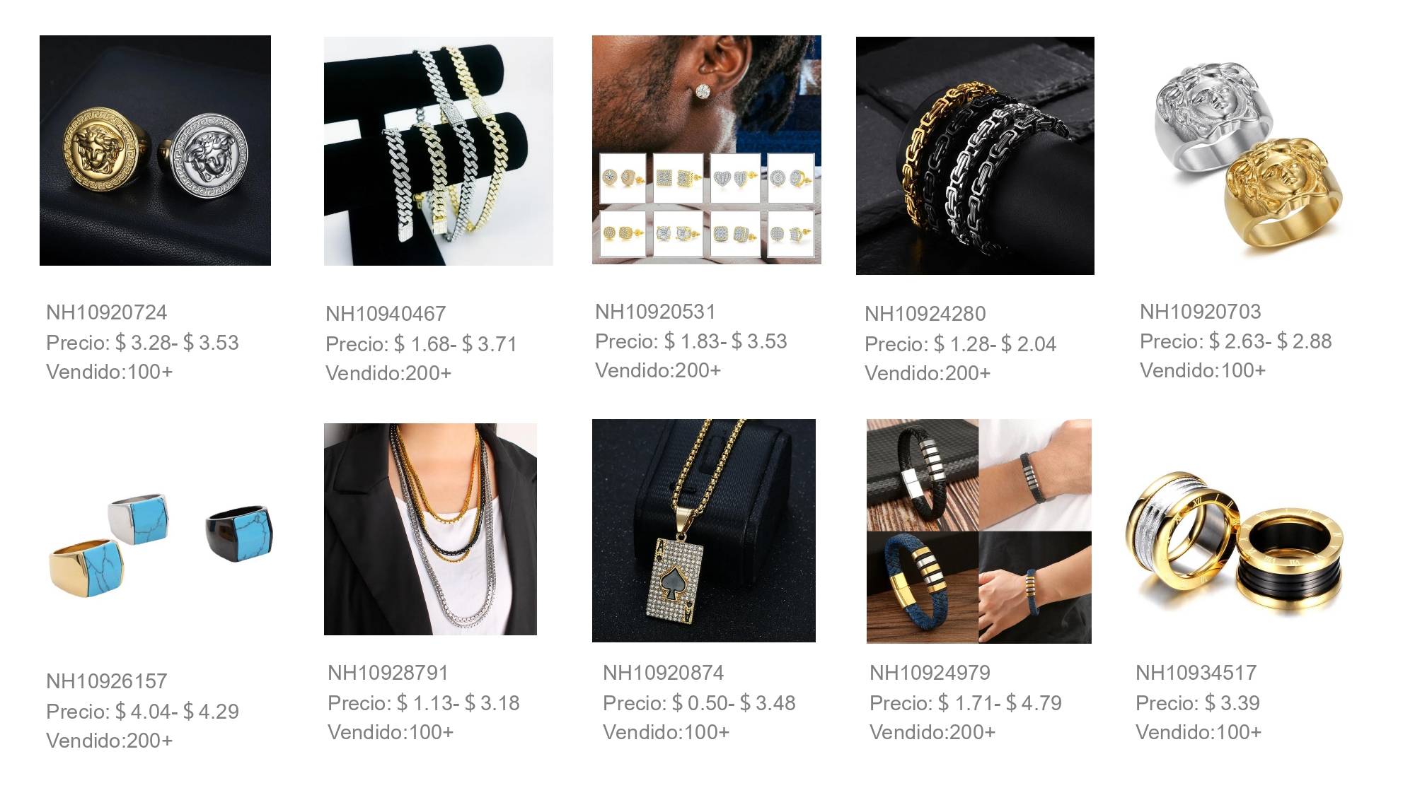 Encuentre sus joyas de hip-hop al por mayor y de lujo en nihaojewelry.com.