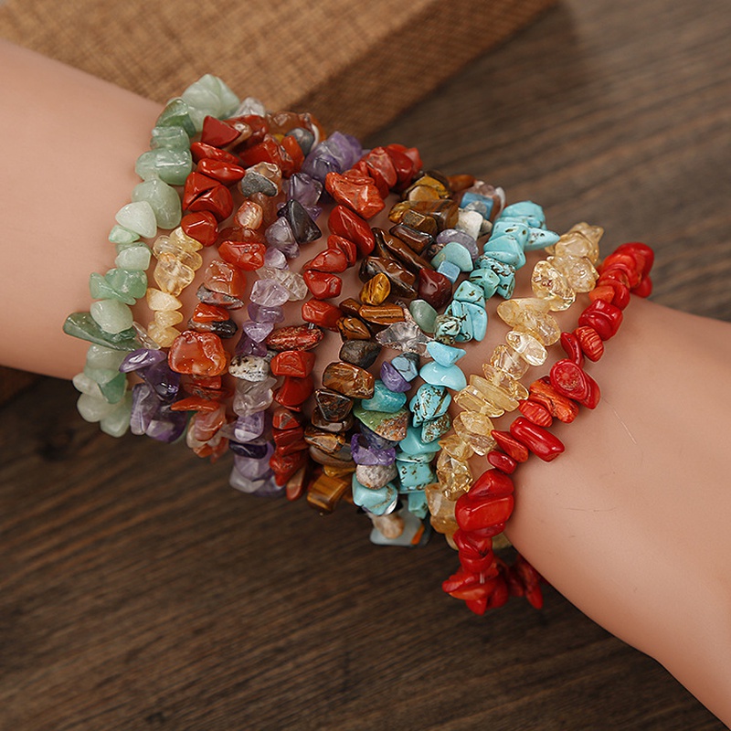 bracelet de pierres précieuses artificielles NH854681