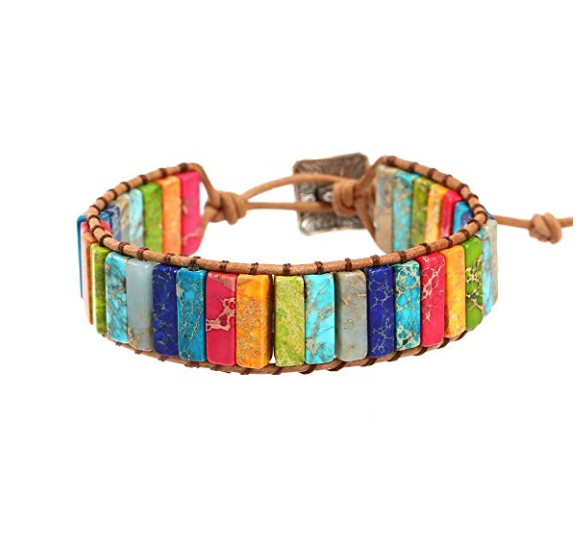 Colorful beads bracelet.