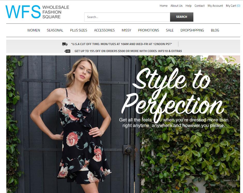Wholesale Fashion Square Homepage