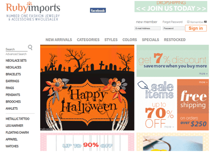 Ruby Imports Homepage