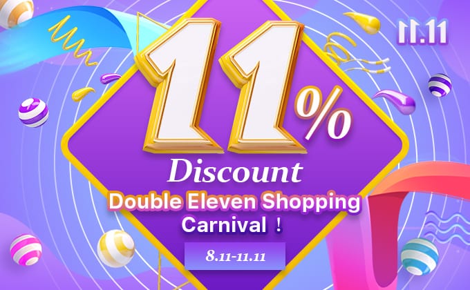11% Discount Double Eleven Shopping Carnival -- Nihaojewelry