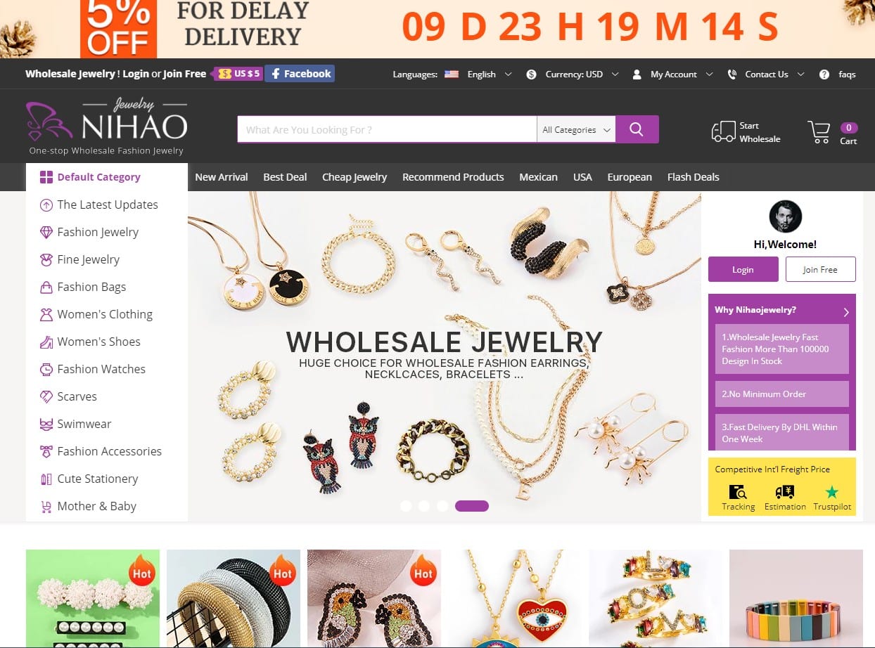 Nihaojewelry homepage