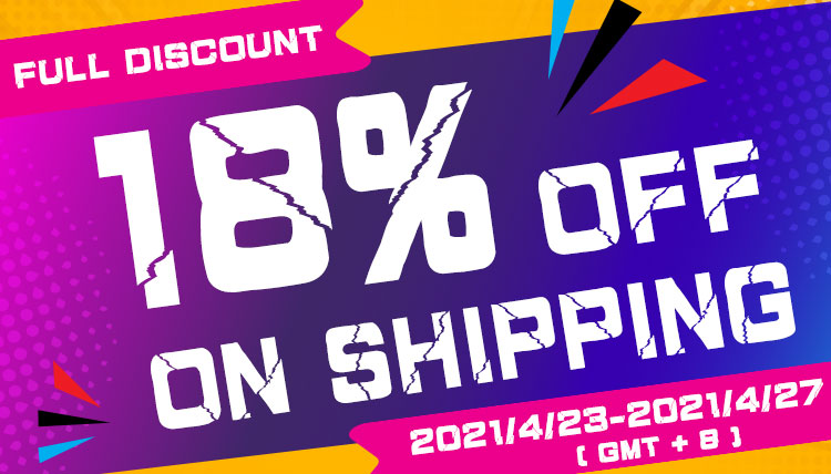 18% off shipping discount
