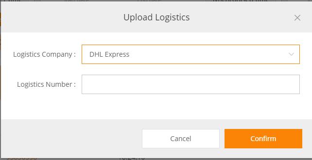 upload logistics