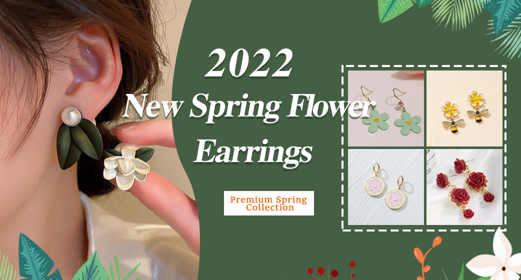 2022 new spring flower earrings nihaojewelry