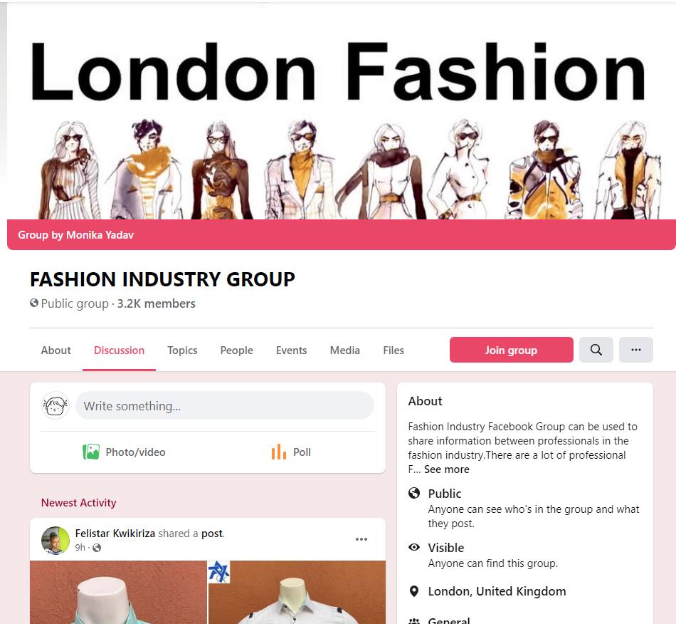 fashion trade facebook group