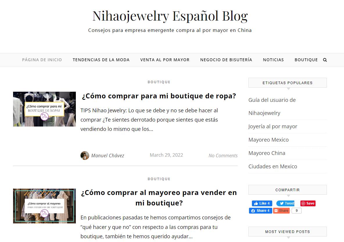 nihaojewelry espanol blog