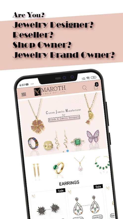 Maroth Jewels wholesale app