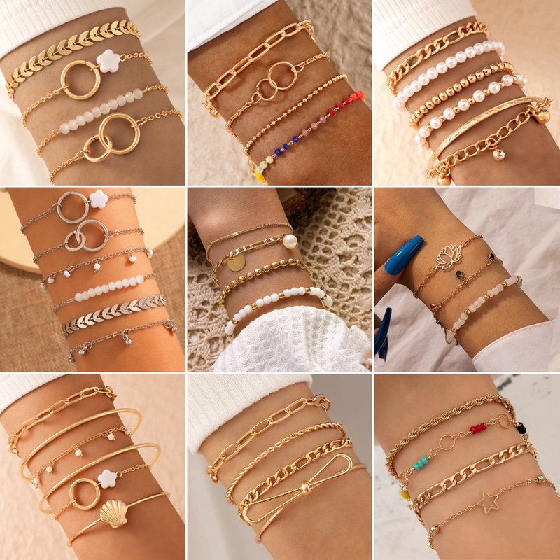 four layered bracelet NHGY698883