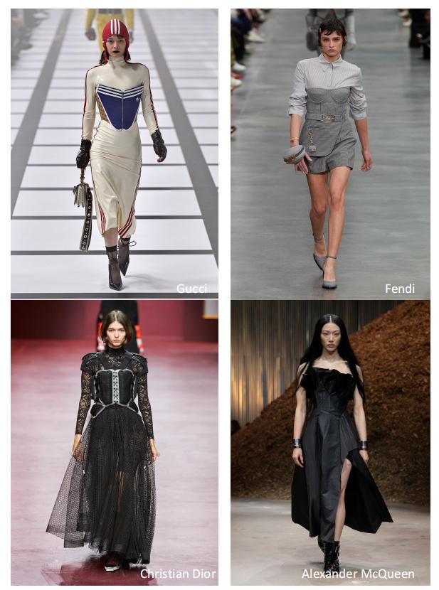 corsets from fashion week
