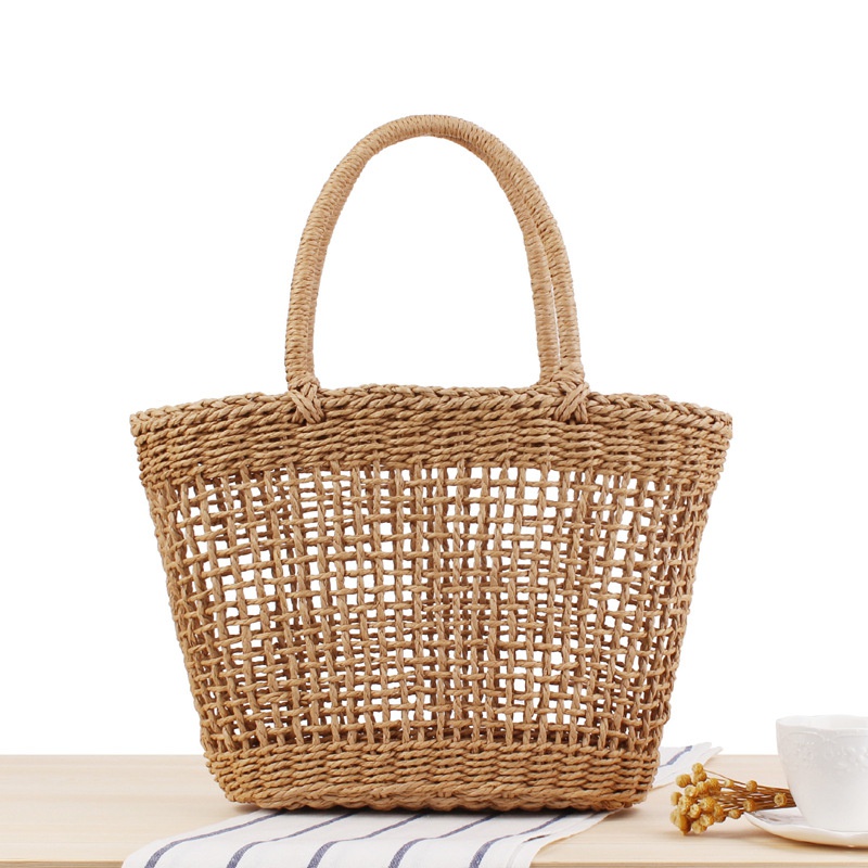 hollow woven basket bag NHSRH667826