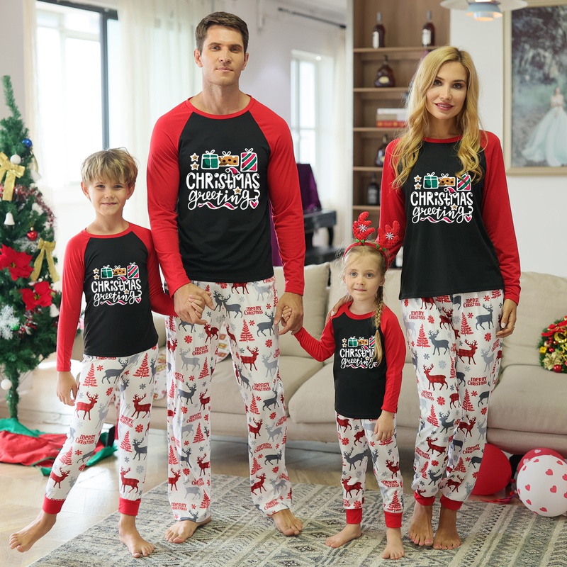 Christmas greeting family matching outfit NH10030399