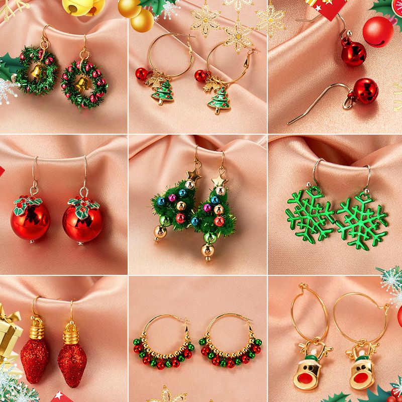 Christmas bell earrings Nihao NHDP253123