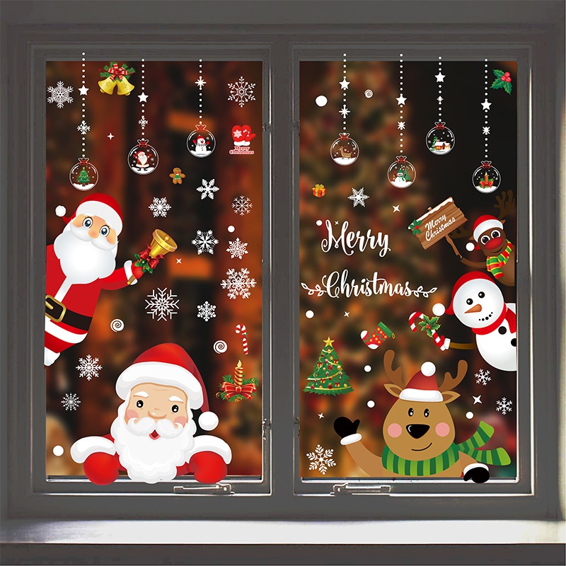 Christmas pvc window sticker NH10049025