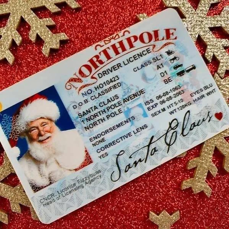 Santa Claus driving license NH10059566