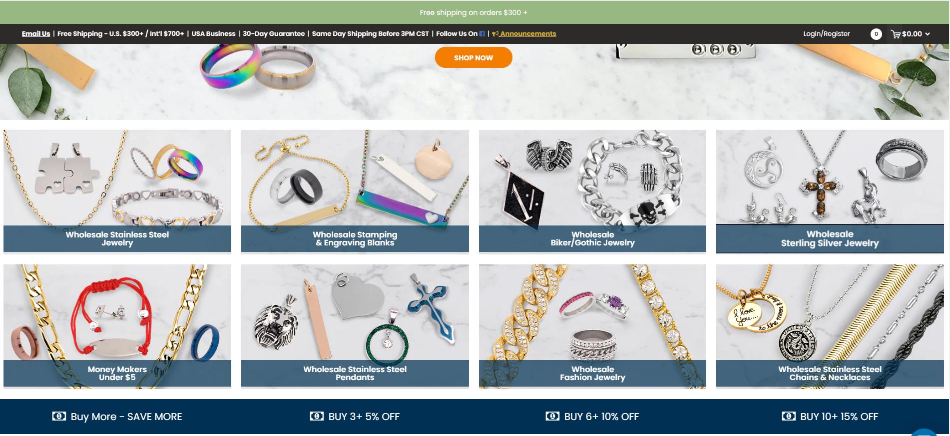 wholesale jewelry website