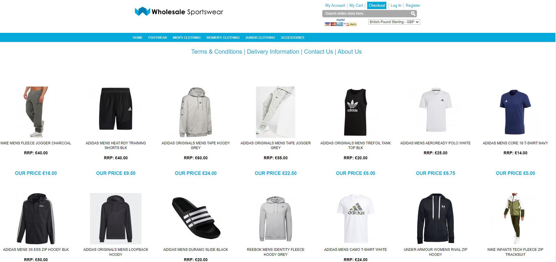 wholesale sportswear