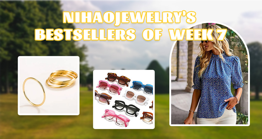 Nihaojewelry's Bestsellers of Week 7: Spring Earrings, Stainless Steel Jewelry, Swimwear and More