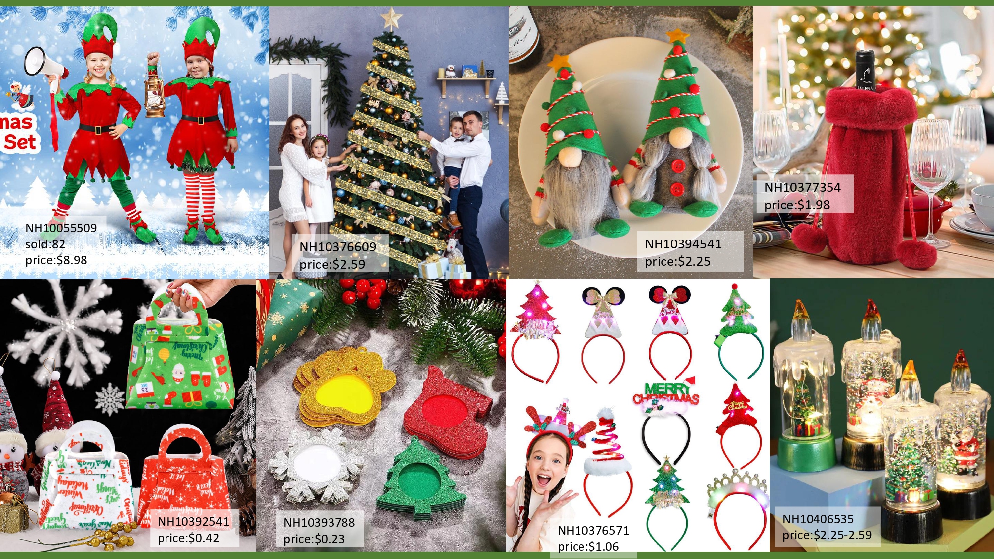 Nihaojewelry's wholesale Christmas party supplies make creating your perfect Christmas party easier!