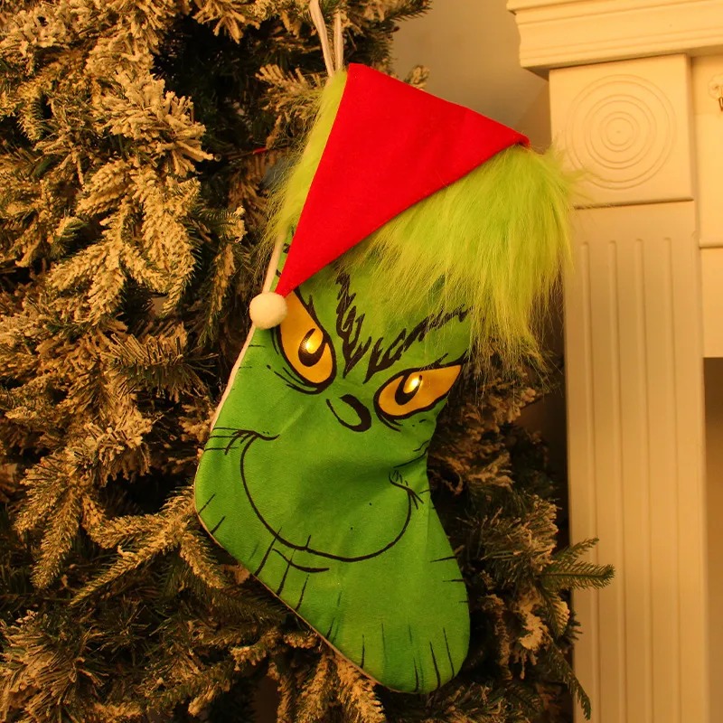 Christmas Cartoon Style Monster Cloth Party Christmas Socks 1 Piece