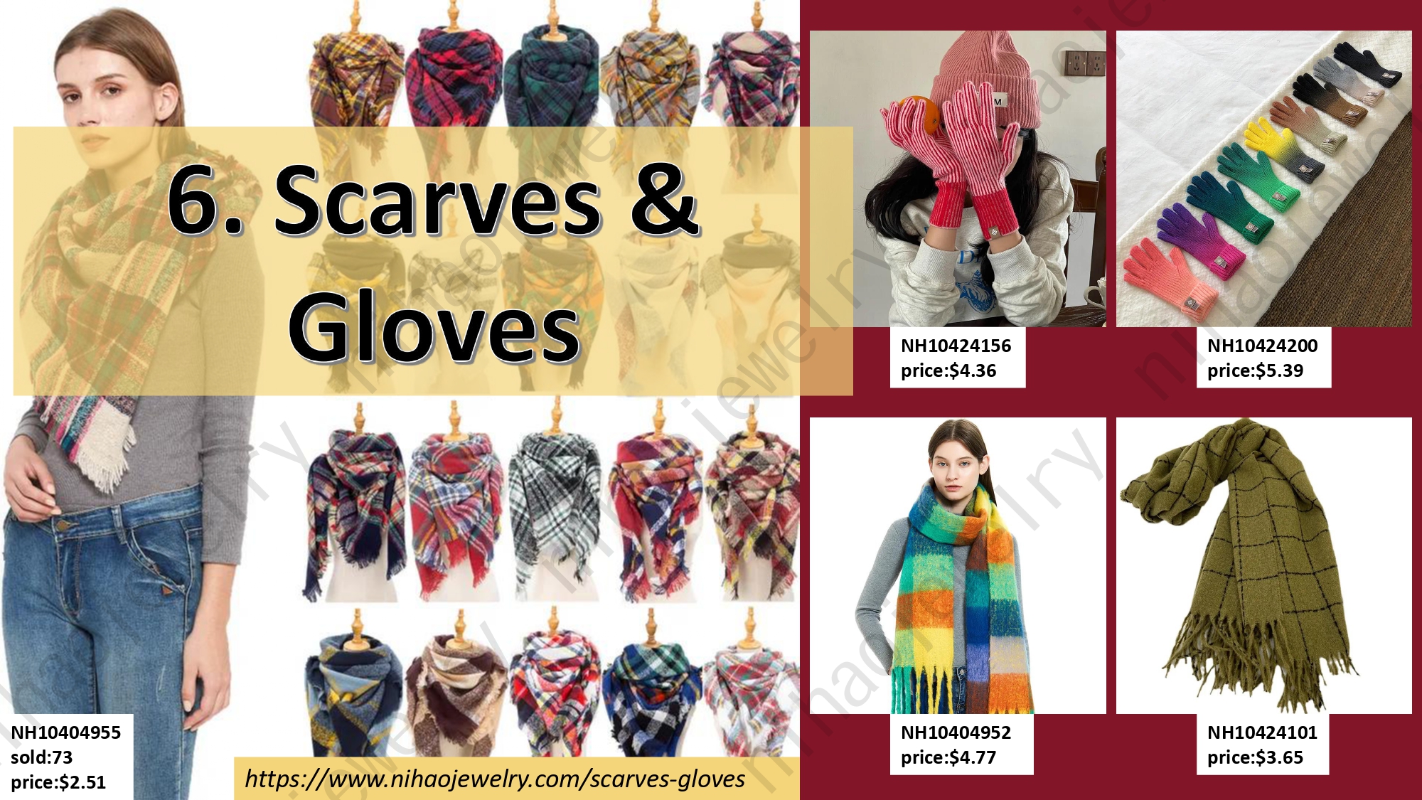 Nihaojewelry is a cheap scarves wholesaler online