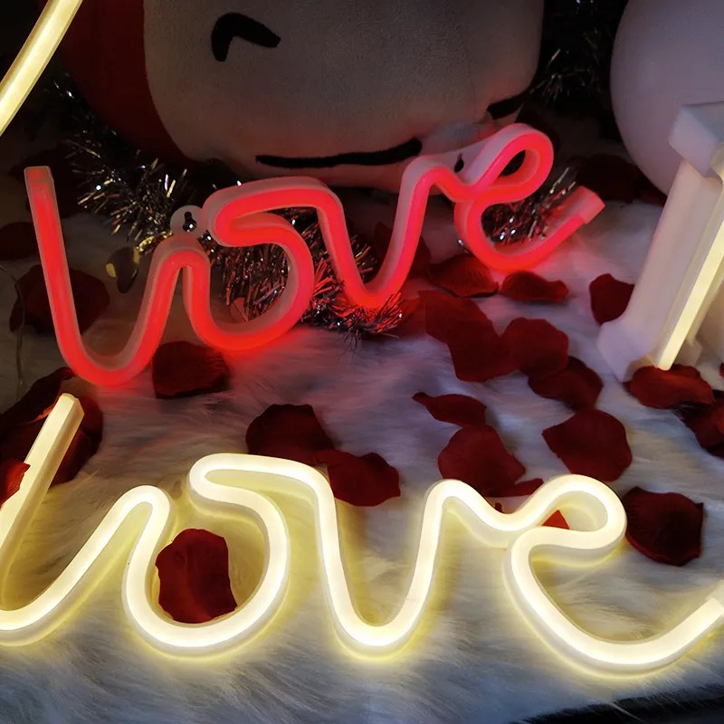 Valentine'S Day Fashion Letter Plastic Indoor Lightings 1 Piece
