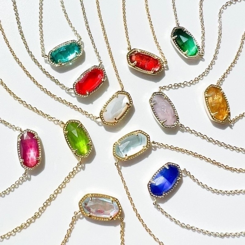Birthstone 18k Gold Plated Necklace