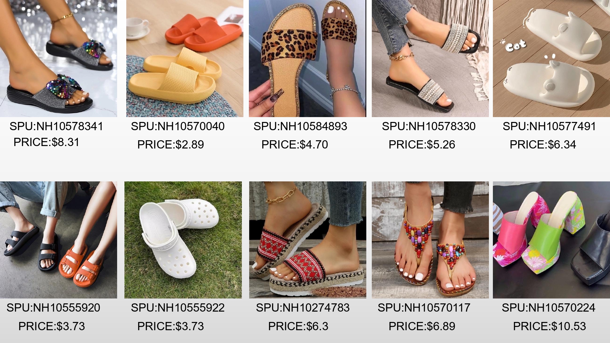 summer sandals and slippers are a footwear staple for the warm weather months.