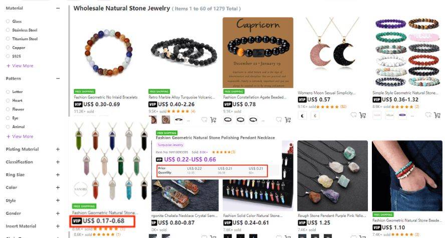 Nihaojewelry is a professional natural stone jewelry online shop from China.