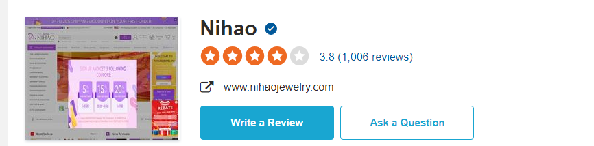 NIHAO reviews on sitejabber 