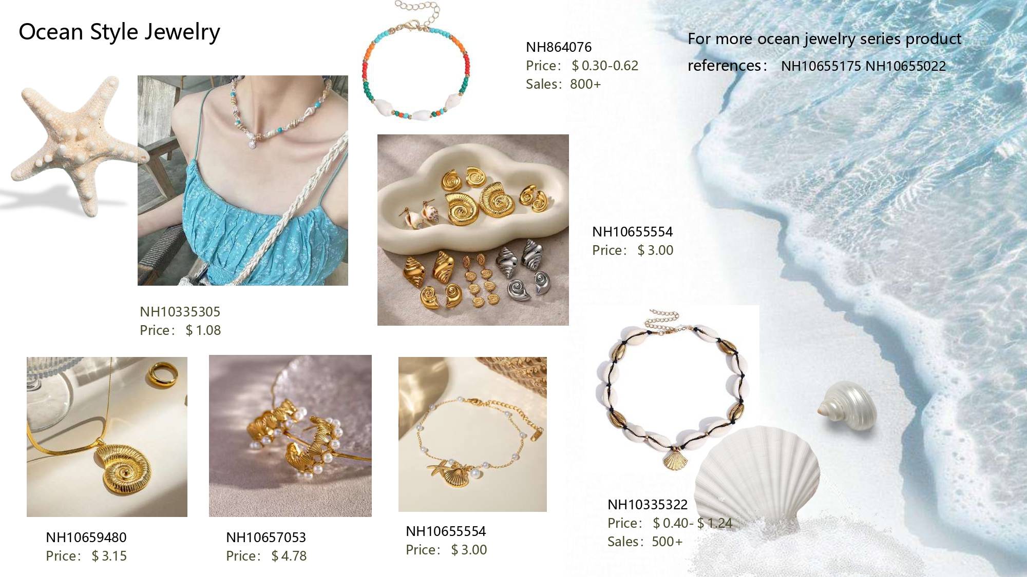 ocean style jewelry as the new trend direction 