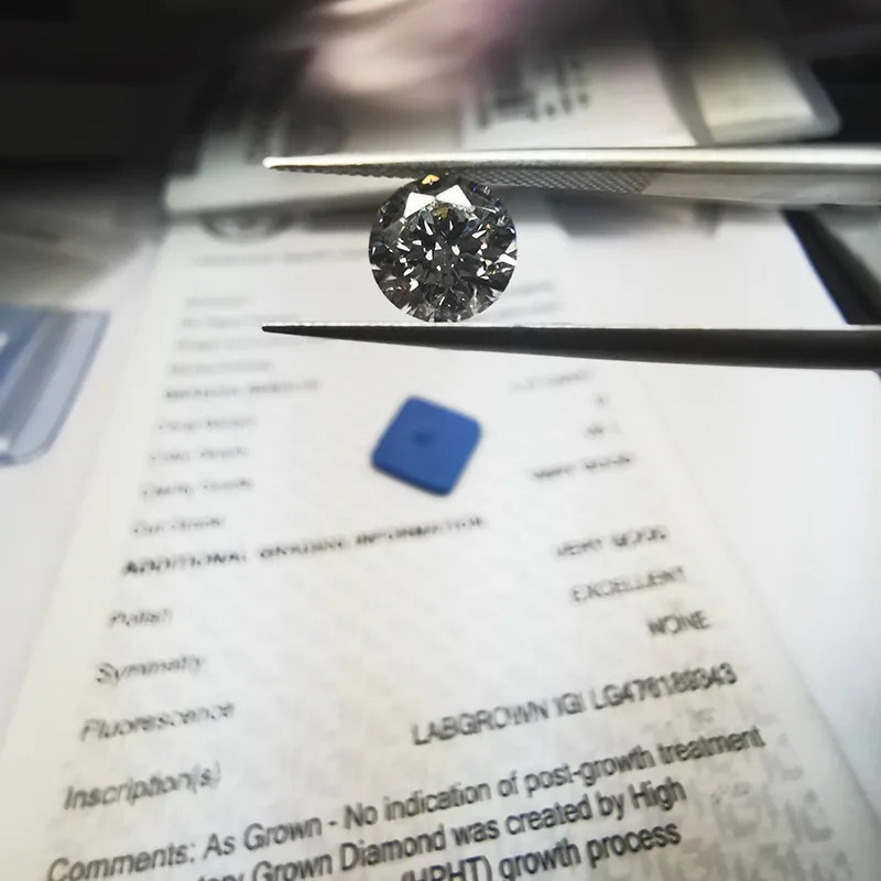 IGI certification for lab-grown diamonds