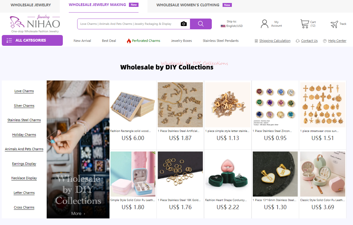 wholesale jewelry making from Nihaojewelry