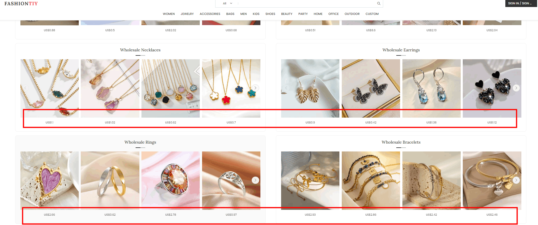 Fashiontiy's jewelry is a great option for businesses looking for unique and stylish pieces that stand out.