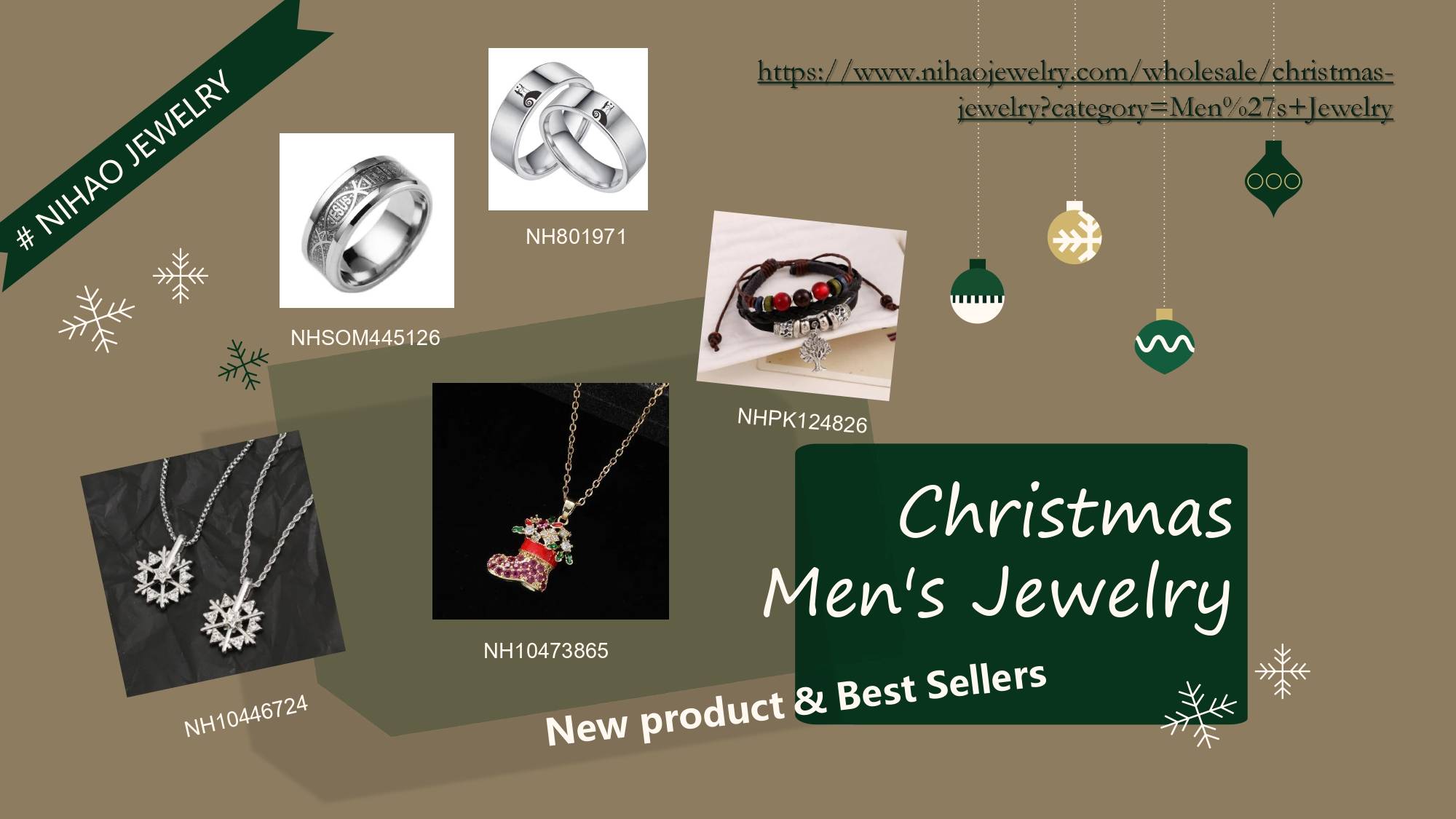 Christmas Men's Jewelry best sellers